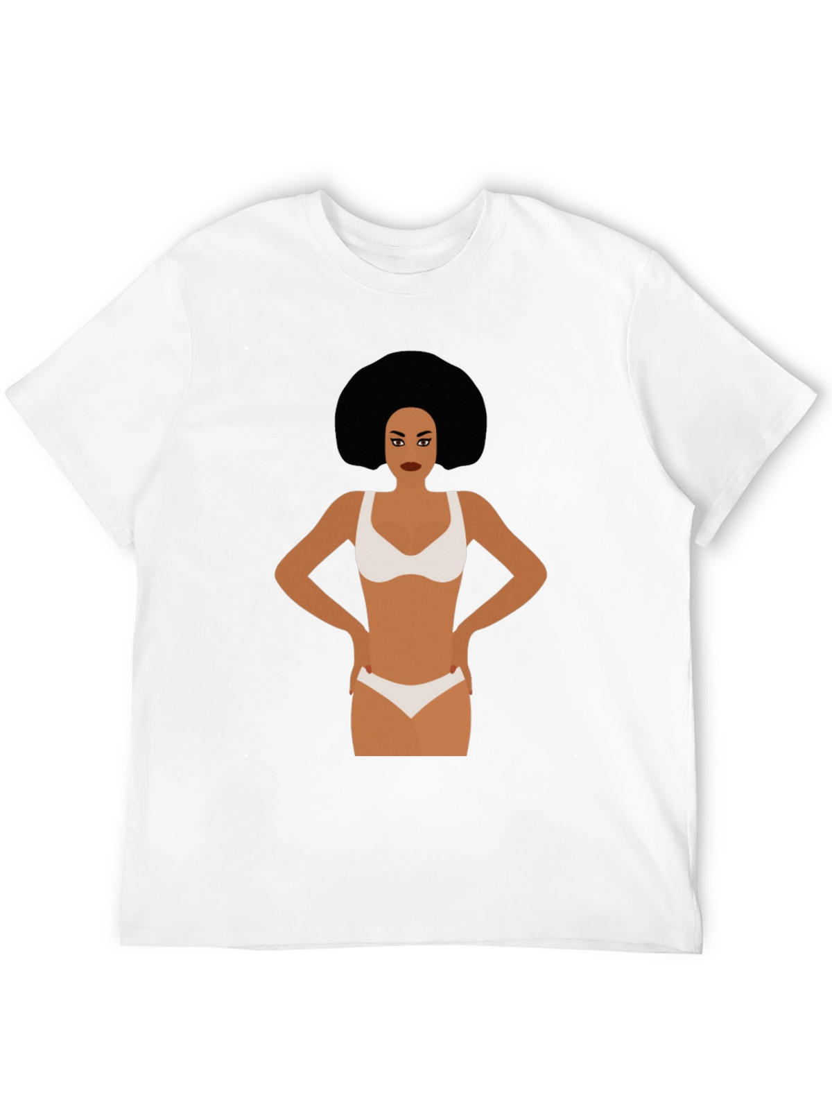 Funky Woman Graphic Tee - Black