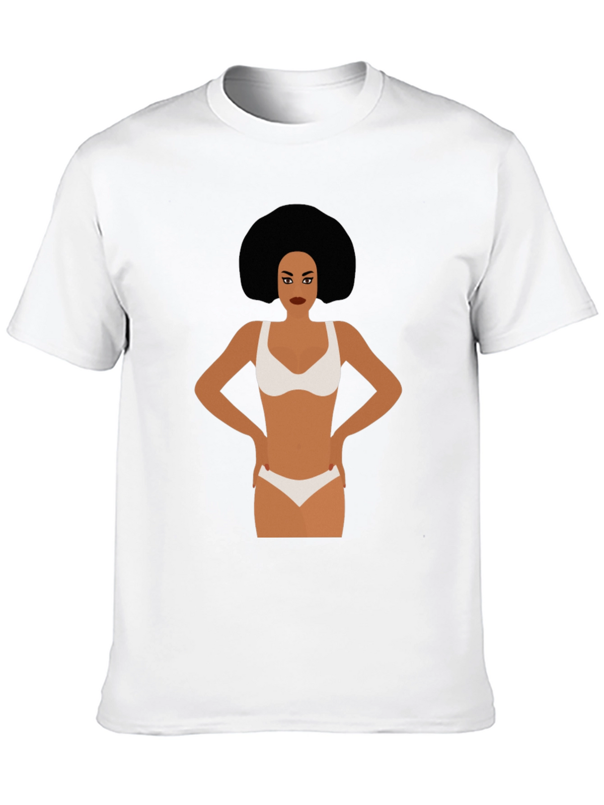 Funky Woman Graphic Tee - Black
