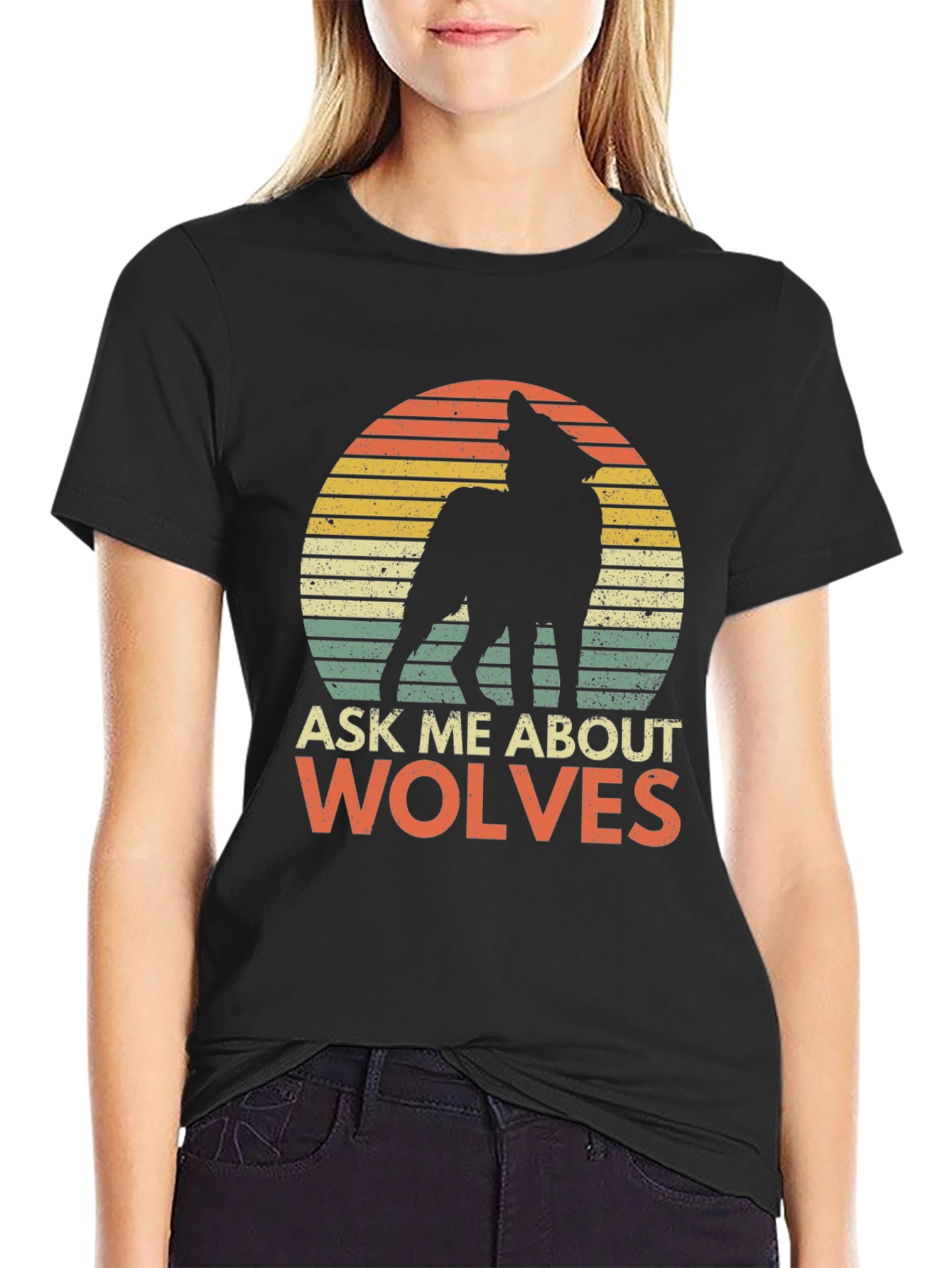 Ask Me About Wolves T-Shirt
