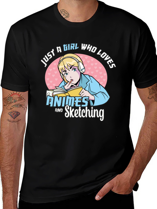 Anime & Sketching Girls T-Shirt
