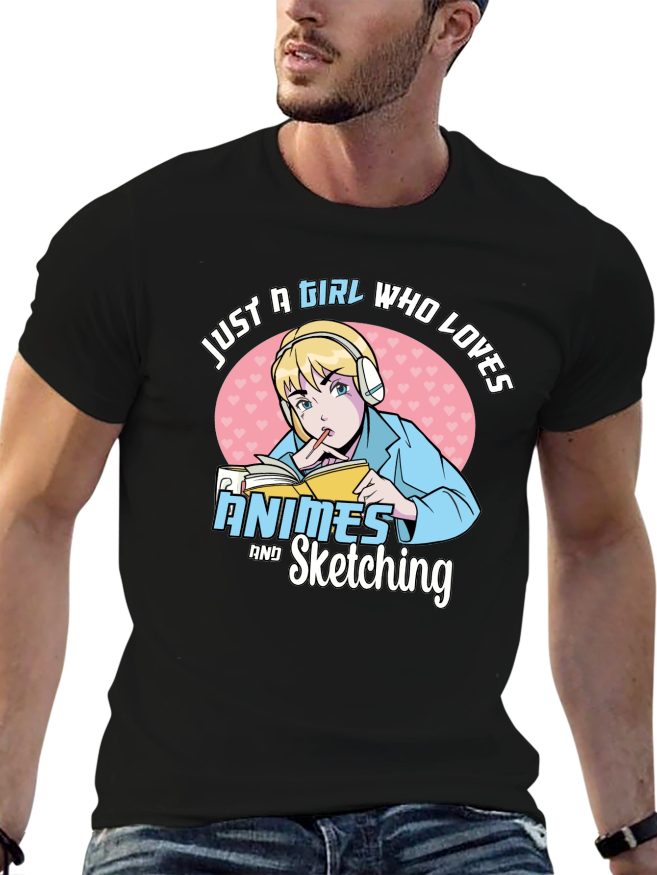 Anime & Sketching Girls T-Shirt