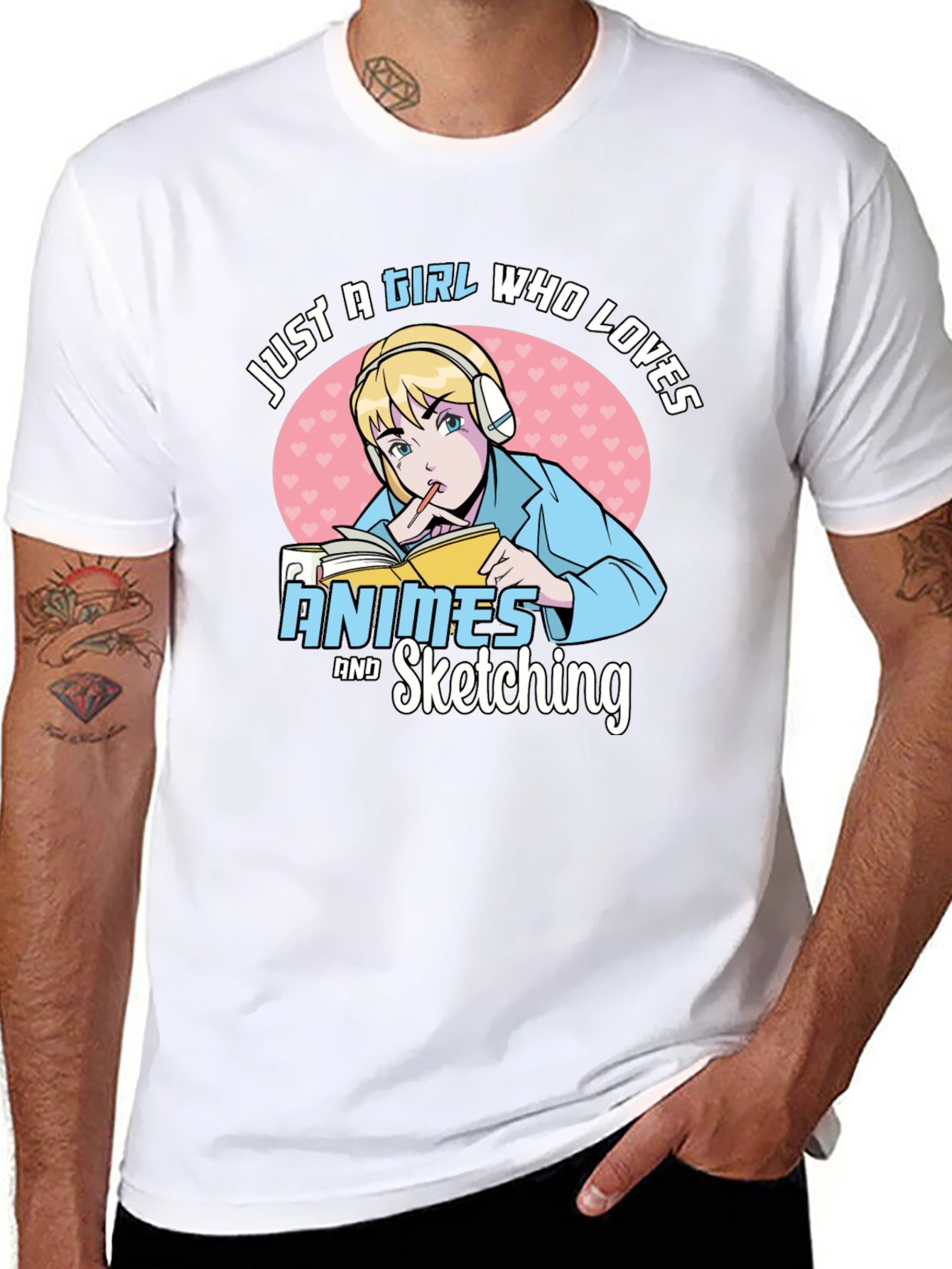 Anime & Sketching Girls T-Shirt