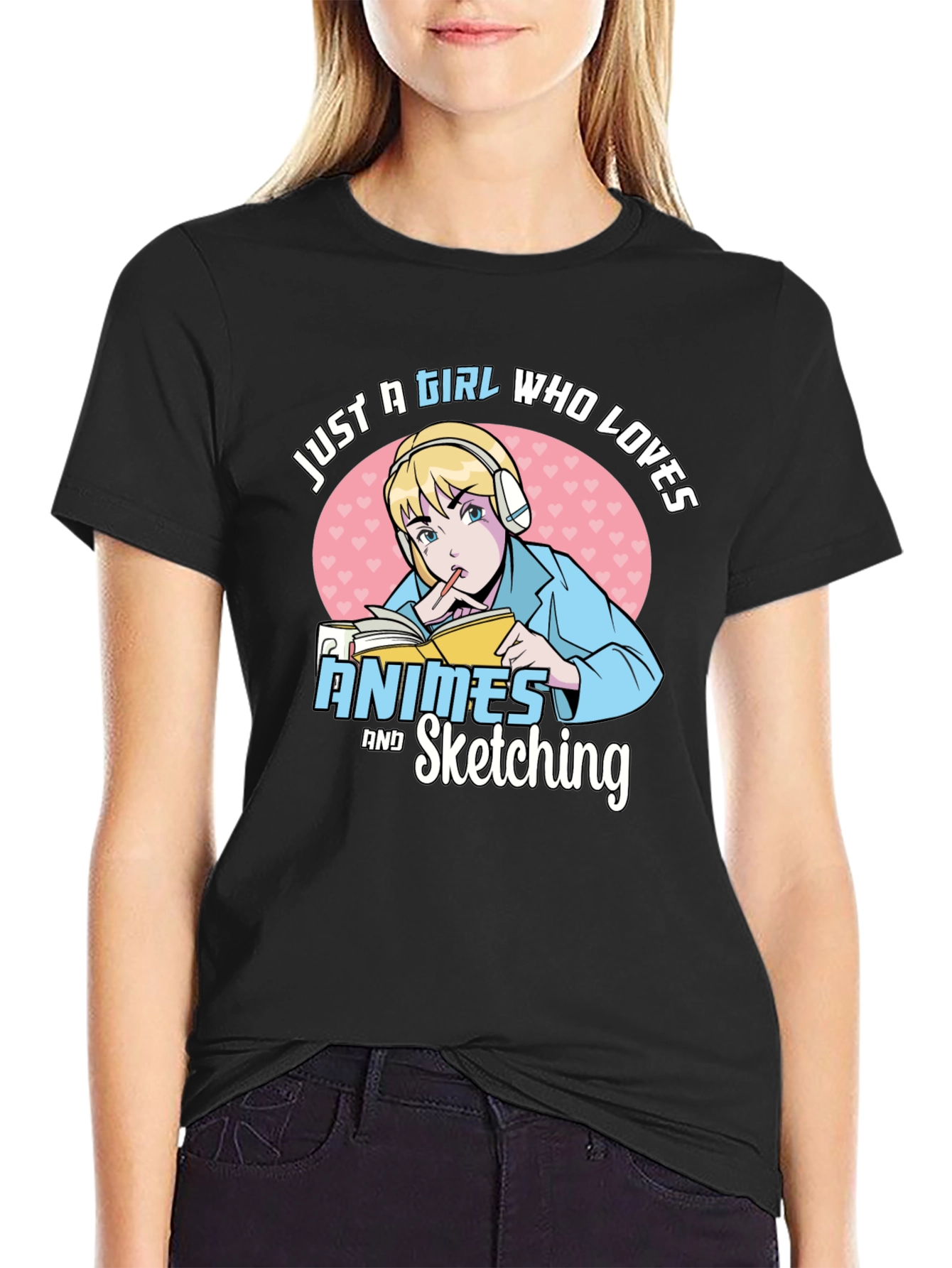 Anime & Sketching Girls T-Shirt