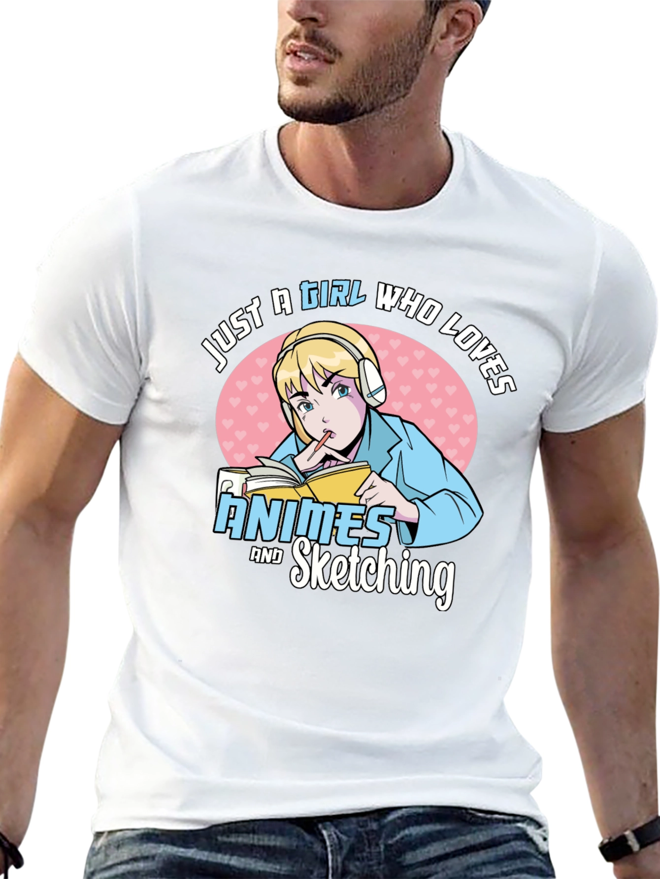 Anime & Sketching Girls T-Shirt