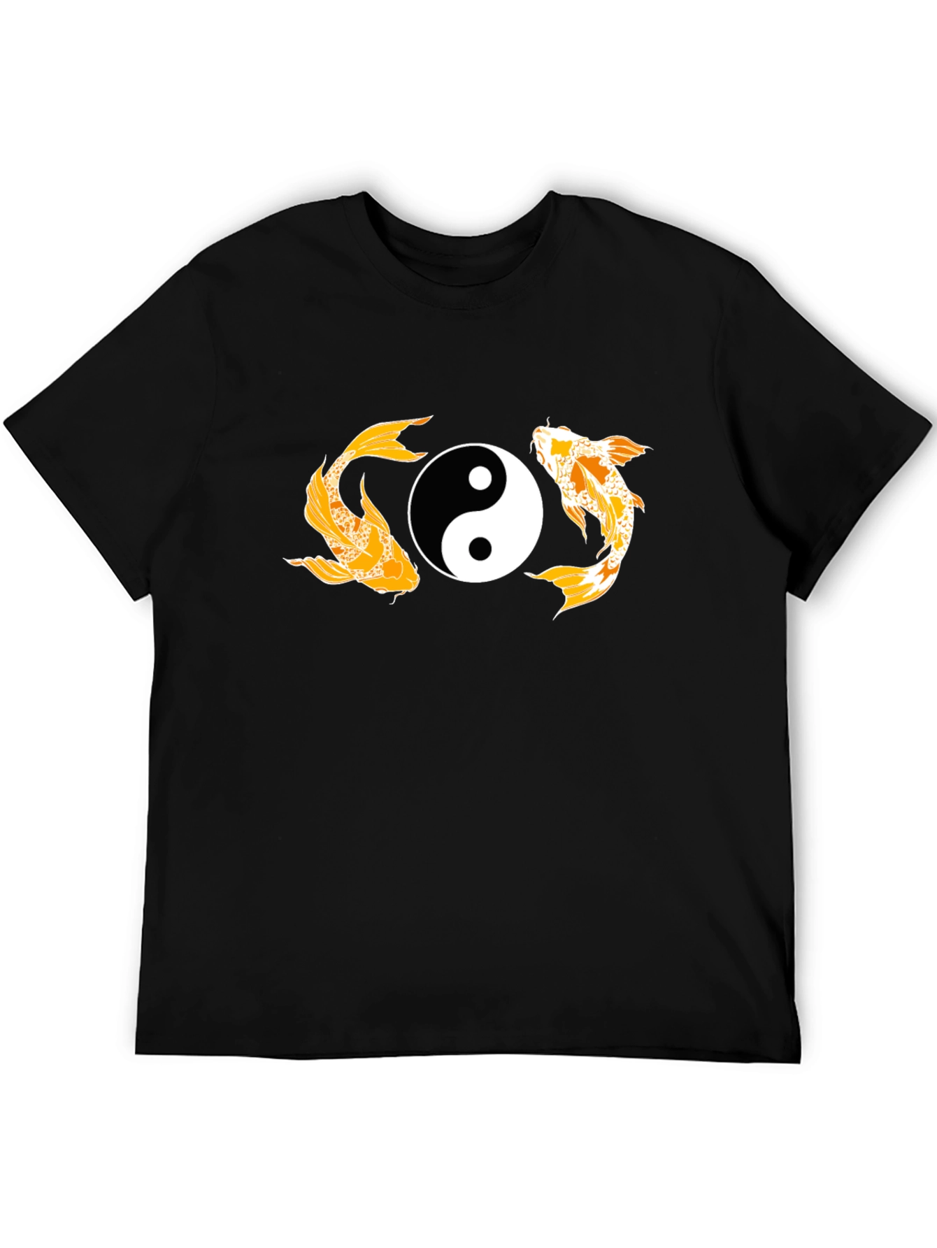 Yin Yang Koi Fish Graphic T-Shirt