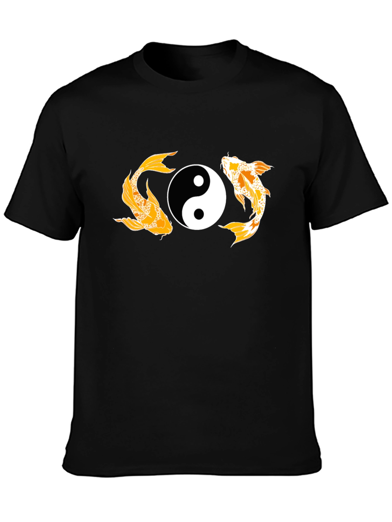 Yin Yang Koi Fish Graphic T-Shirt
