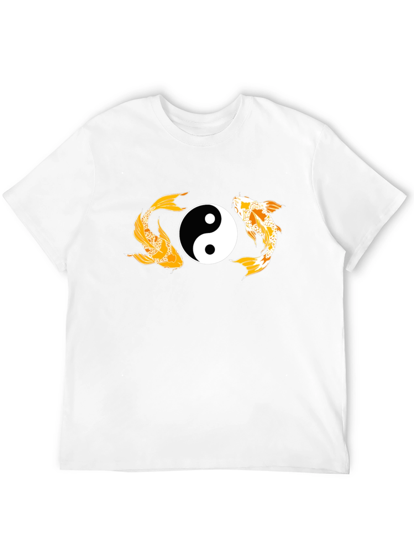 Yin Yang Koi Fish Graphic T-Shirt