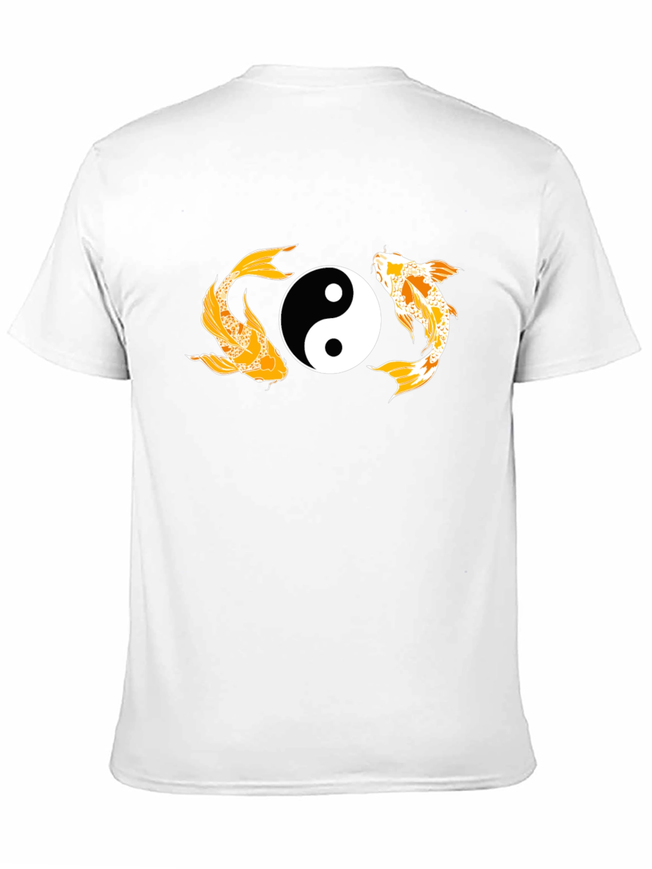 Yin Yang Koi Fish Graphic T-Shirt