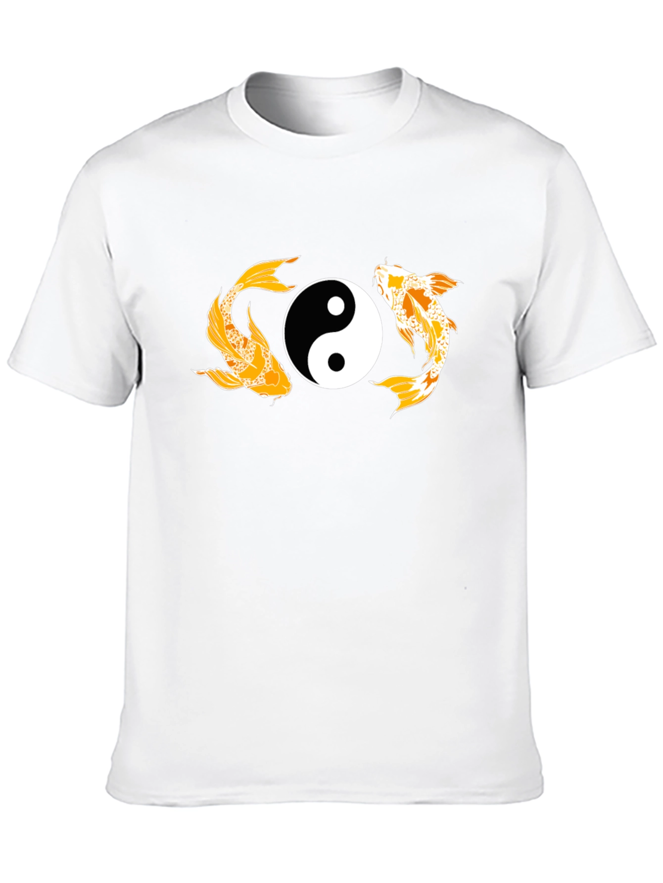 Yin Yang Koi Fish Graphic T-Shirt