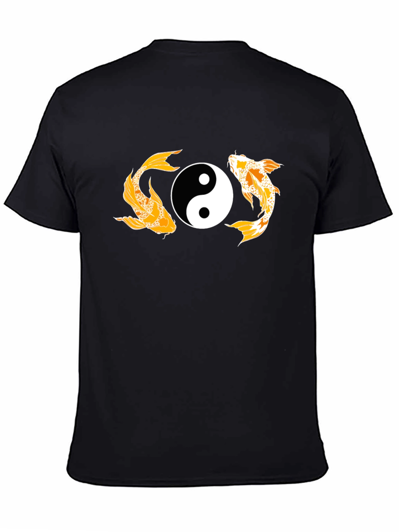 Yin Yang Koi Fish Graphic T-Shirt