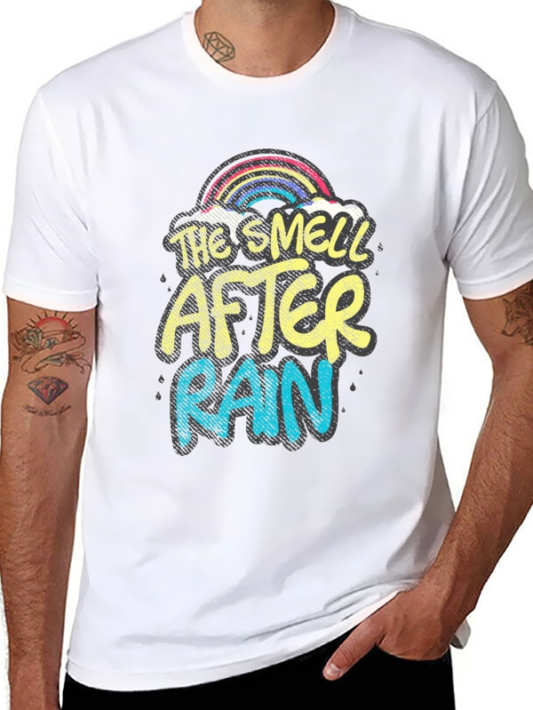 The Smell After Rain Graphic Tee - Black