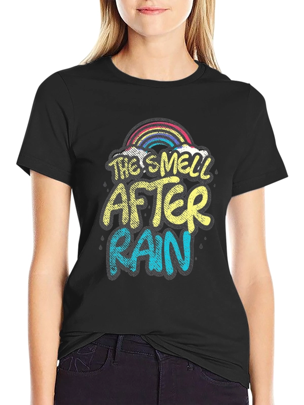 The Smell After Rain Graphic Tee - Black