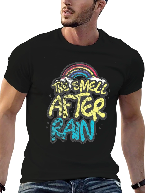 The Smell After Rain Graphic Tee - Black