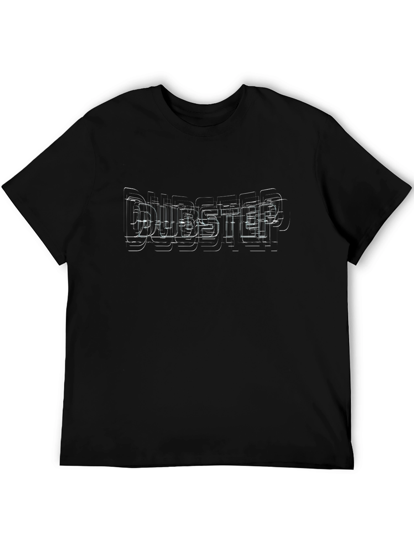 Dubstep Graphic Black T-Shirt - Unique Design