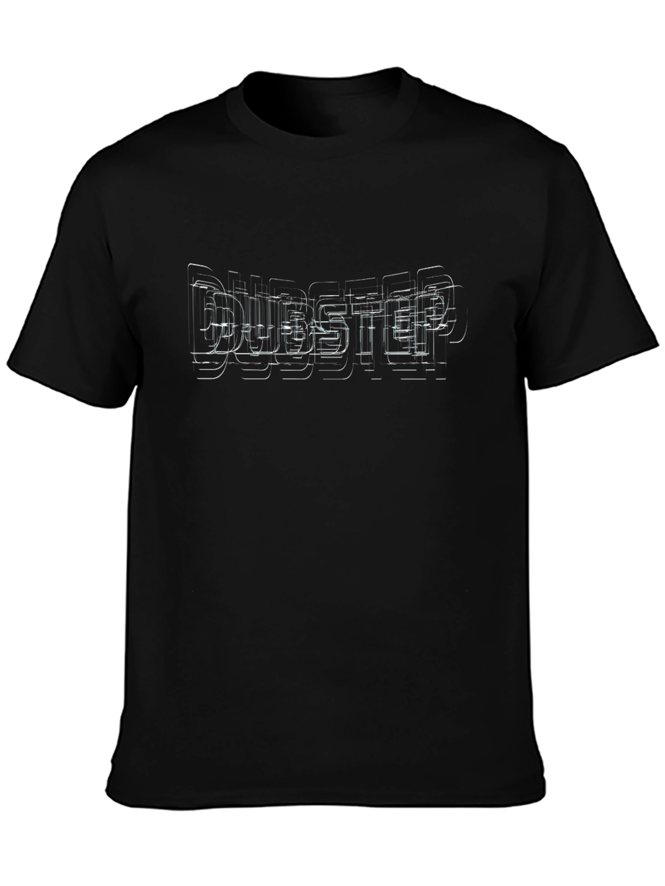 Dubstep Graphic Black T-Shirt - Unique Design