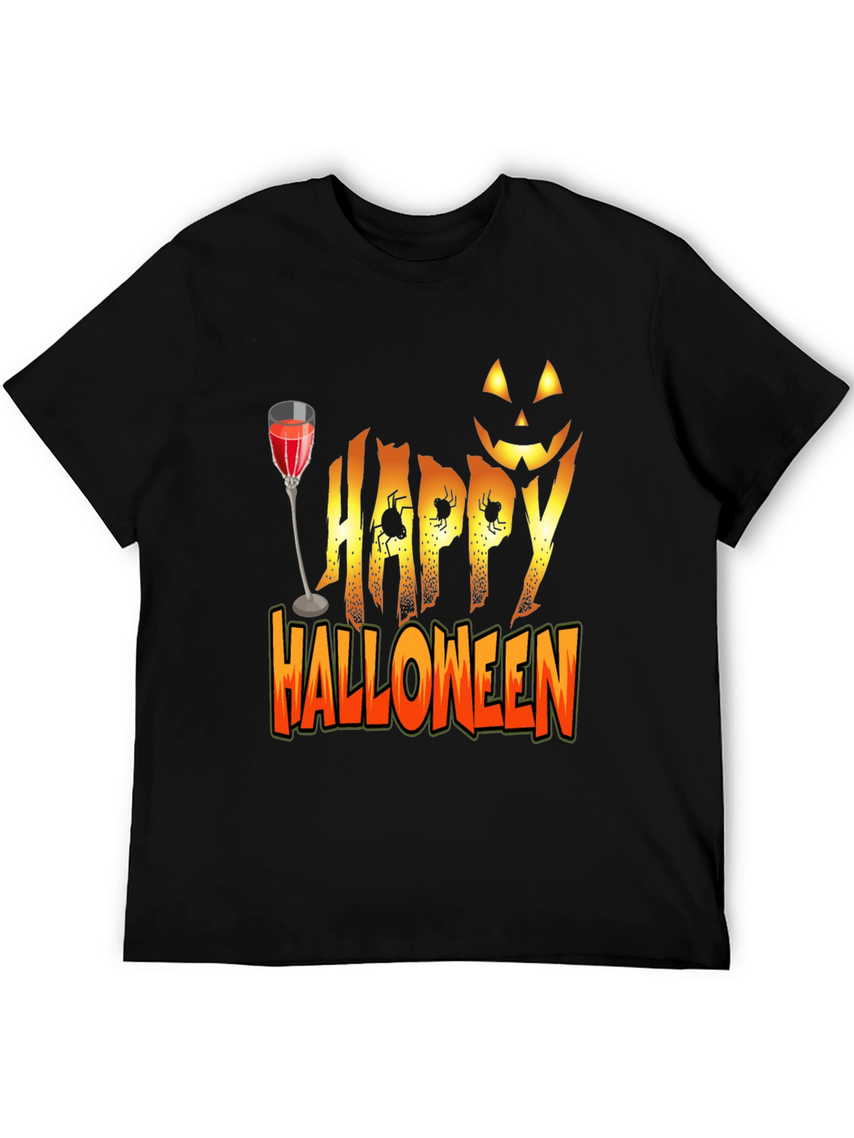 Happy Halloween T-Shirt - Festive Holiday Apparel
