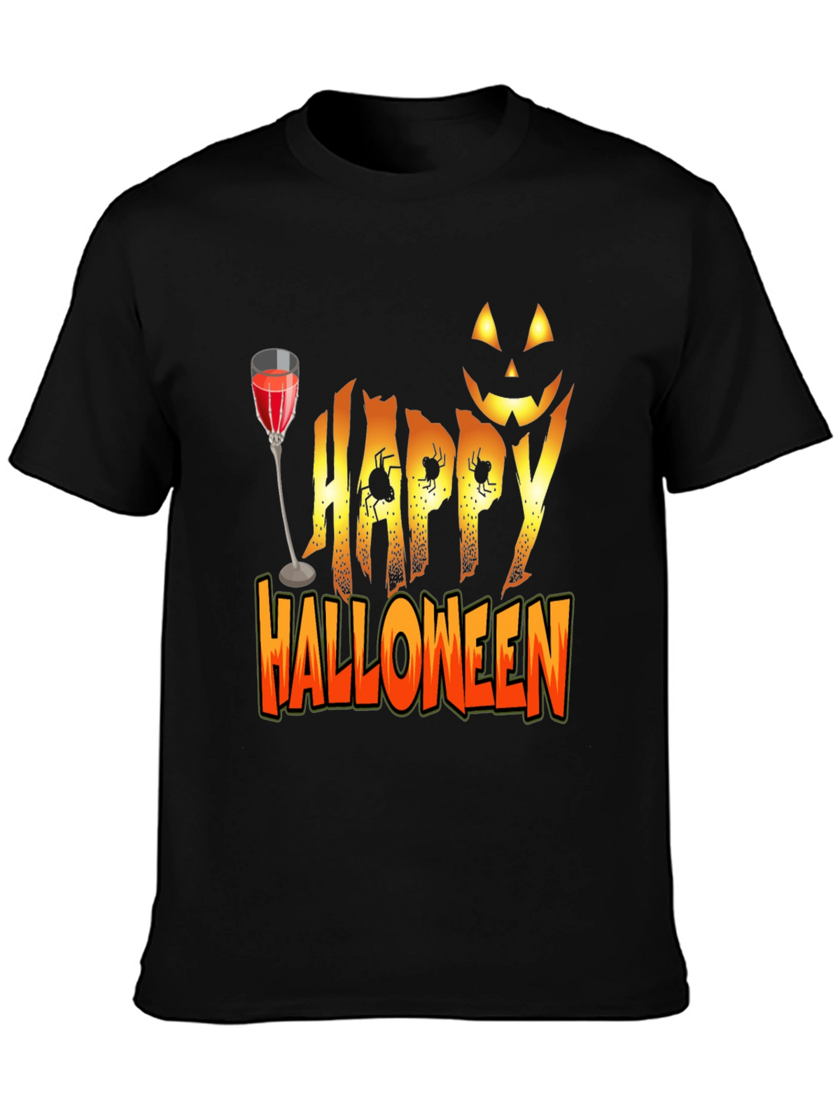 Happy Halloween T-Shirt - Festive Holiday Apparel