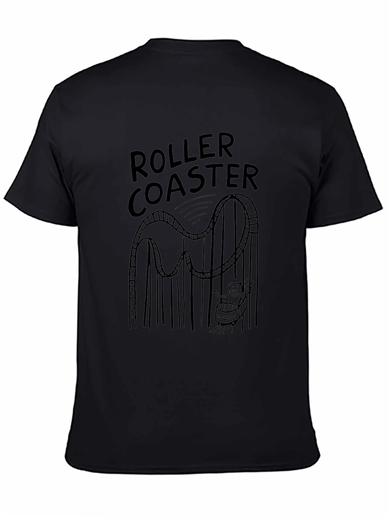 Roller Coaster T-Shirt - Fun Graphic Tee