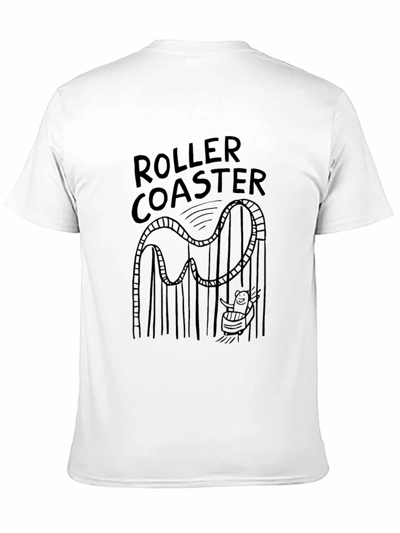 Roller Coaster T-Shirt - Fun Graphic Tee