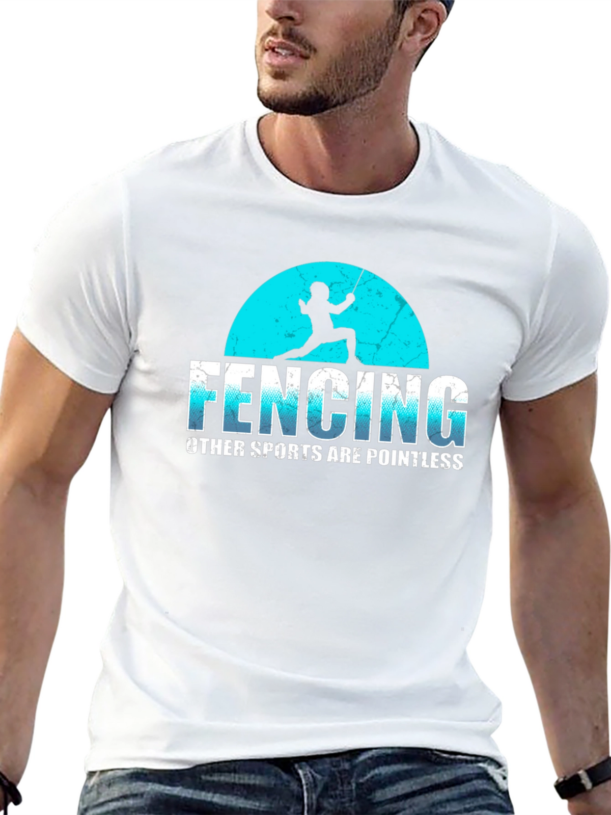 Fencing is Pointless Graphic Tee