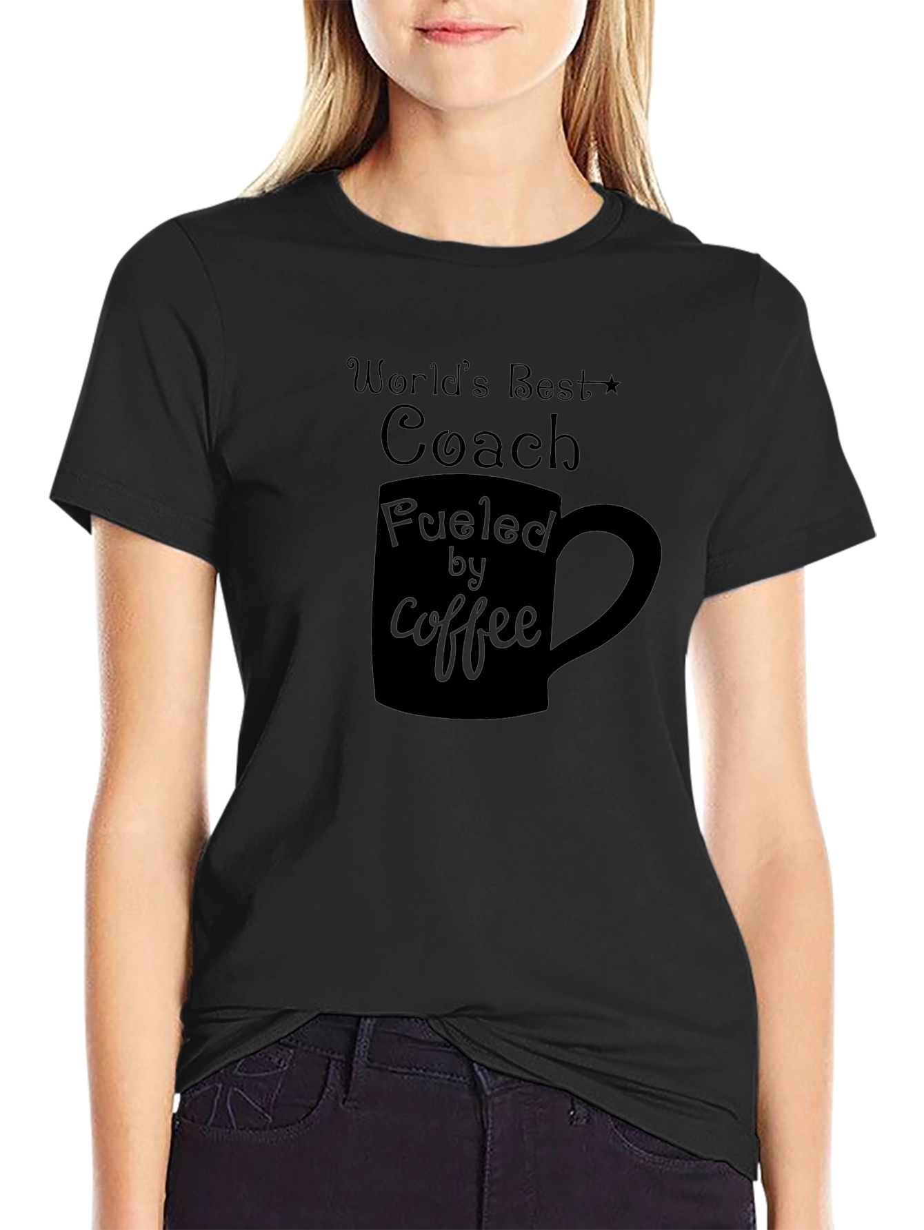 Worlds Best Coach Coffee Fuel T-Shirt
