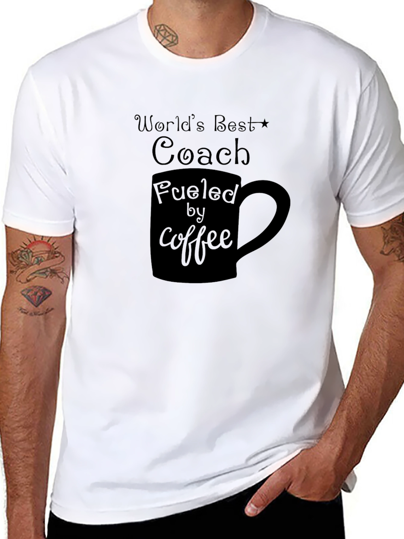 Worlds Best Coach Coffee Fuel T-Shirt