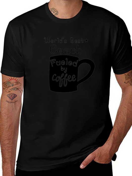 Worlds Best Coach Coffee Fuel T-Shirt