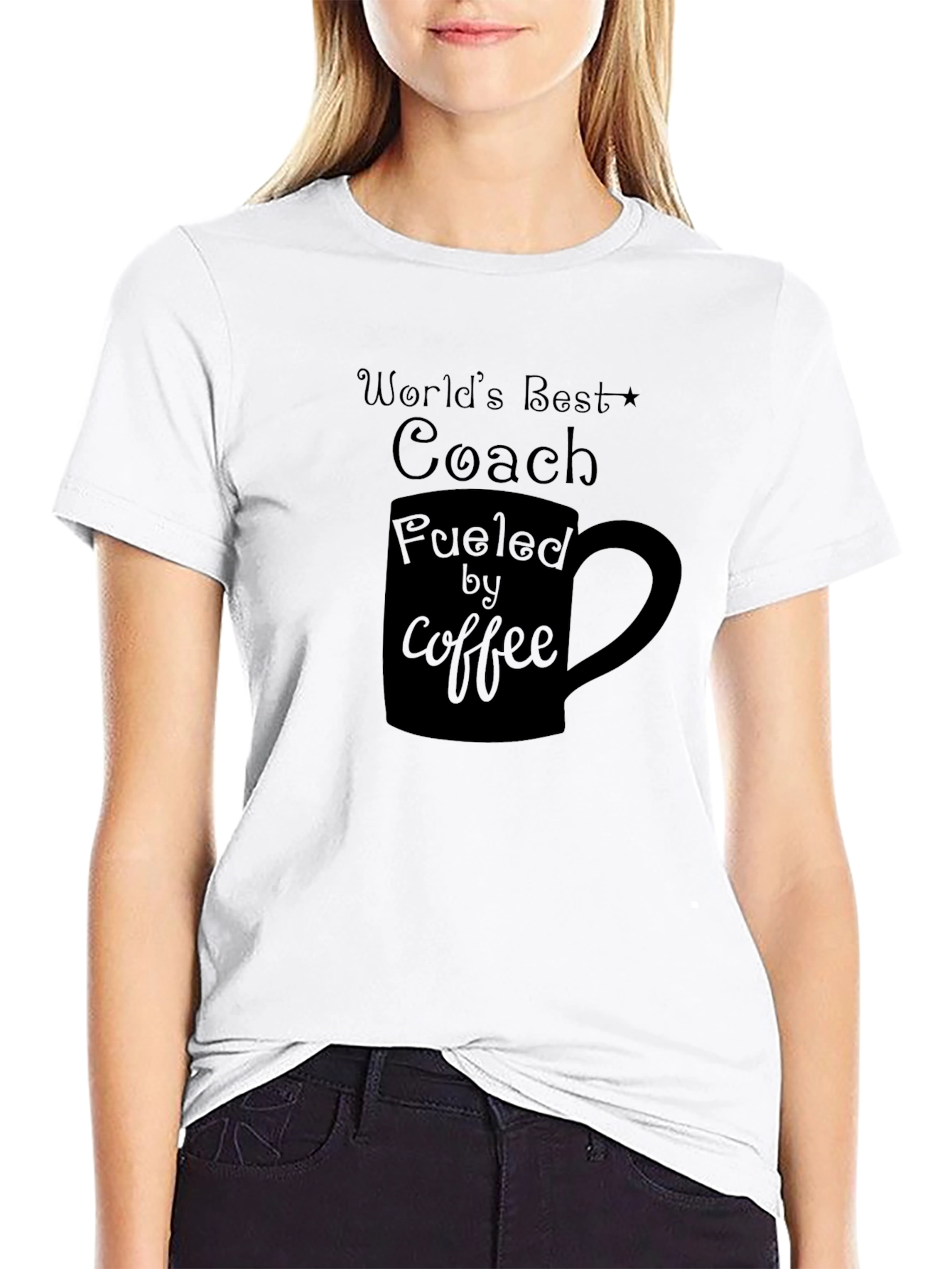 Worlds Best Coach Coffee Fuel T-Shirt