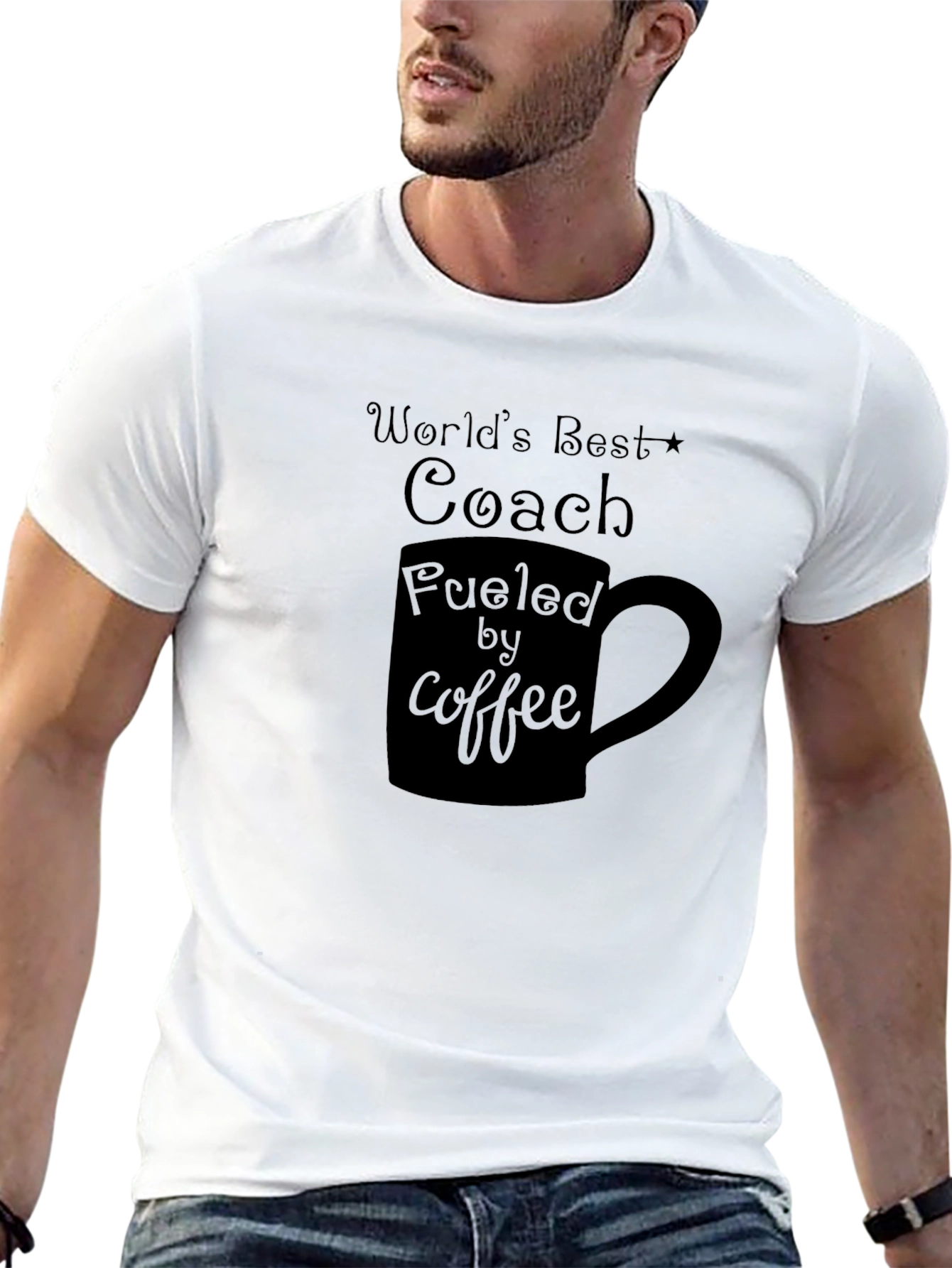 Worlds Best Coach Coffee Fuel T-Shirt