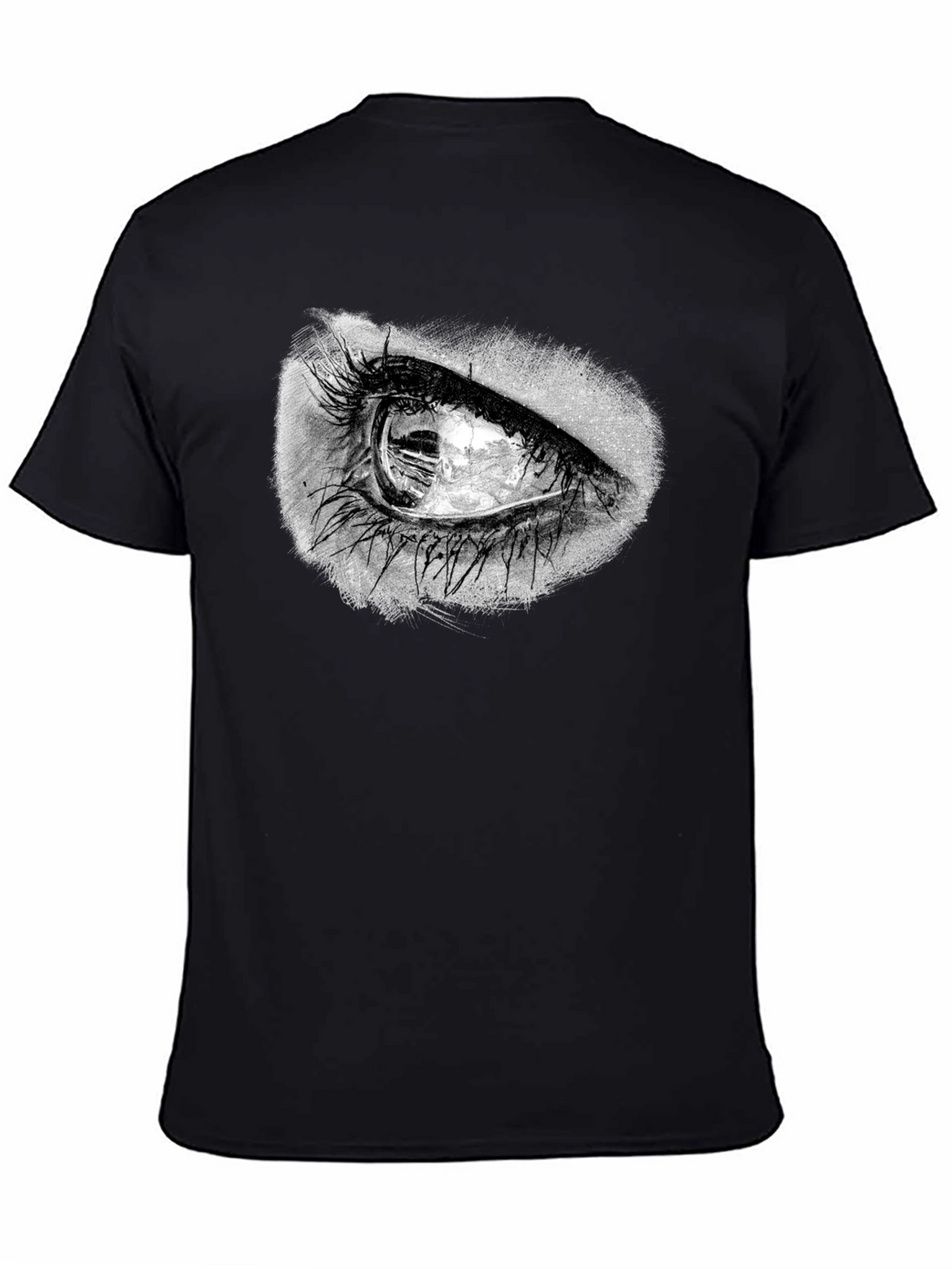 Eye Graphic Black T-Shirt