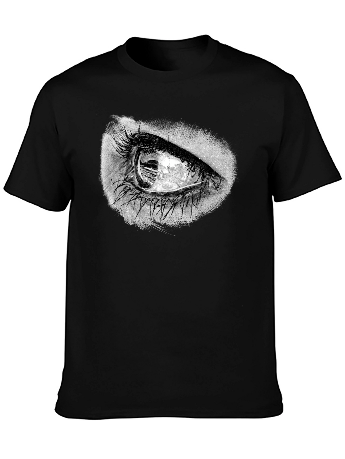 Eye Graphic Black T-Shirt