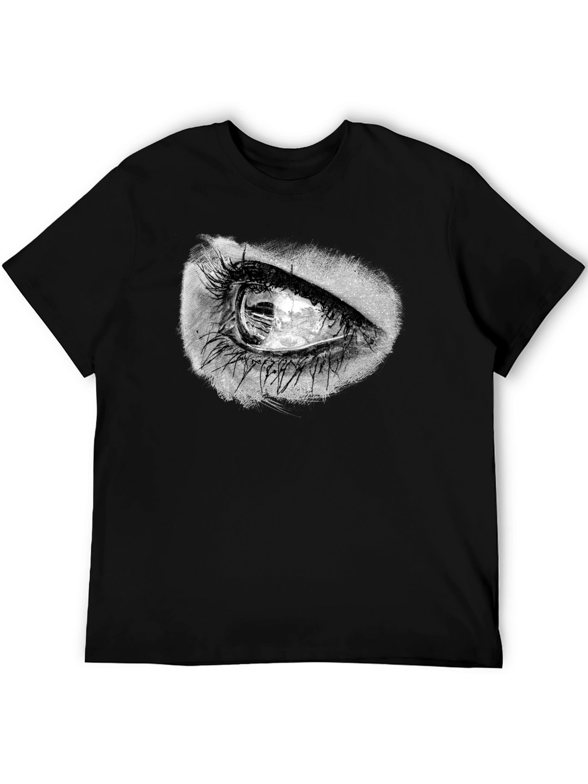 Eye Graphic Black T-Shirt