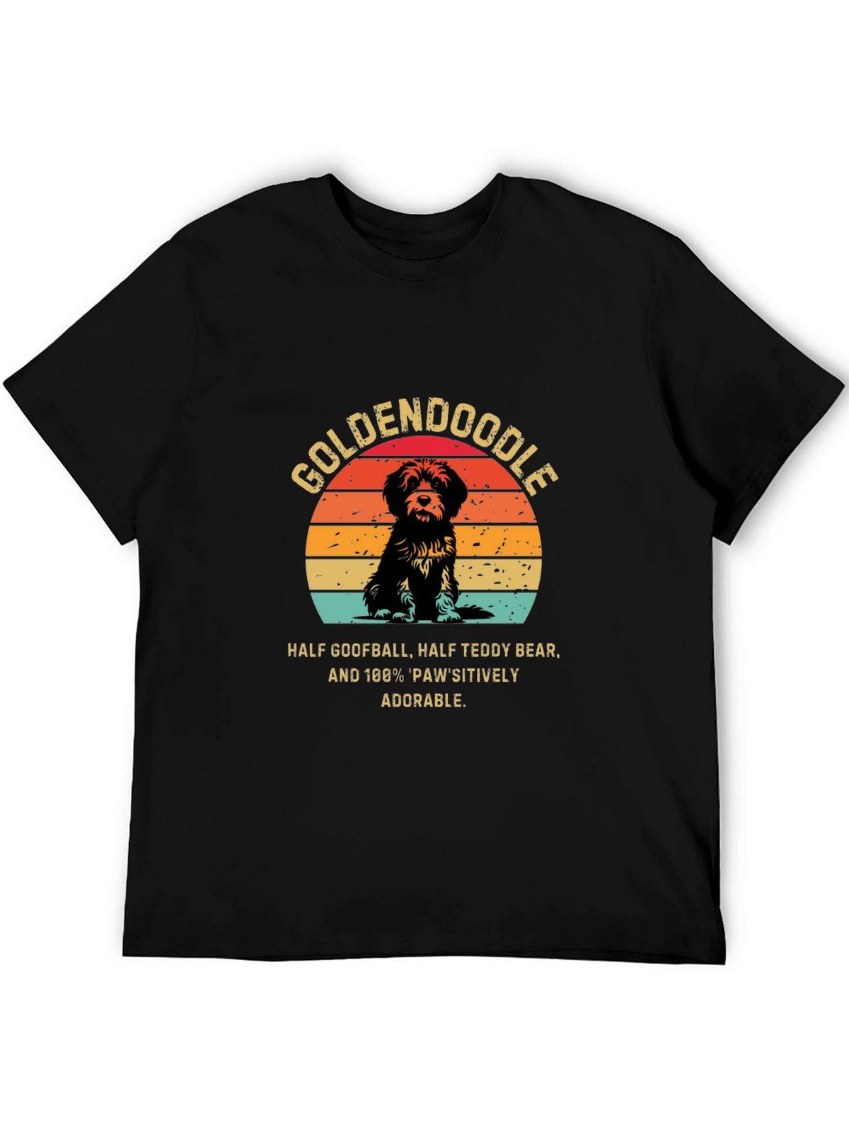 Goldendoodle T-Shirt: Goofball Teddy Bear Adorable Dog Tee
