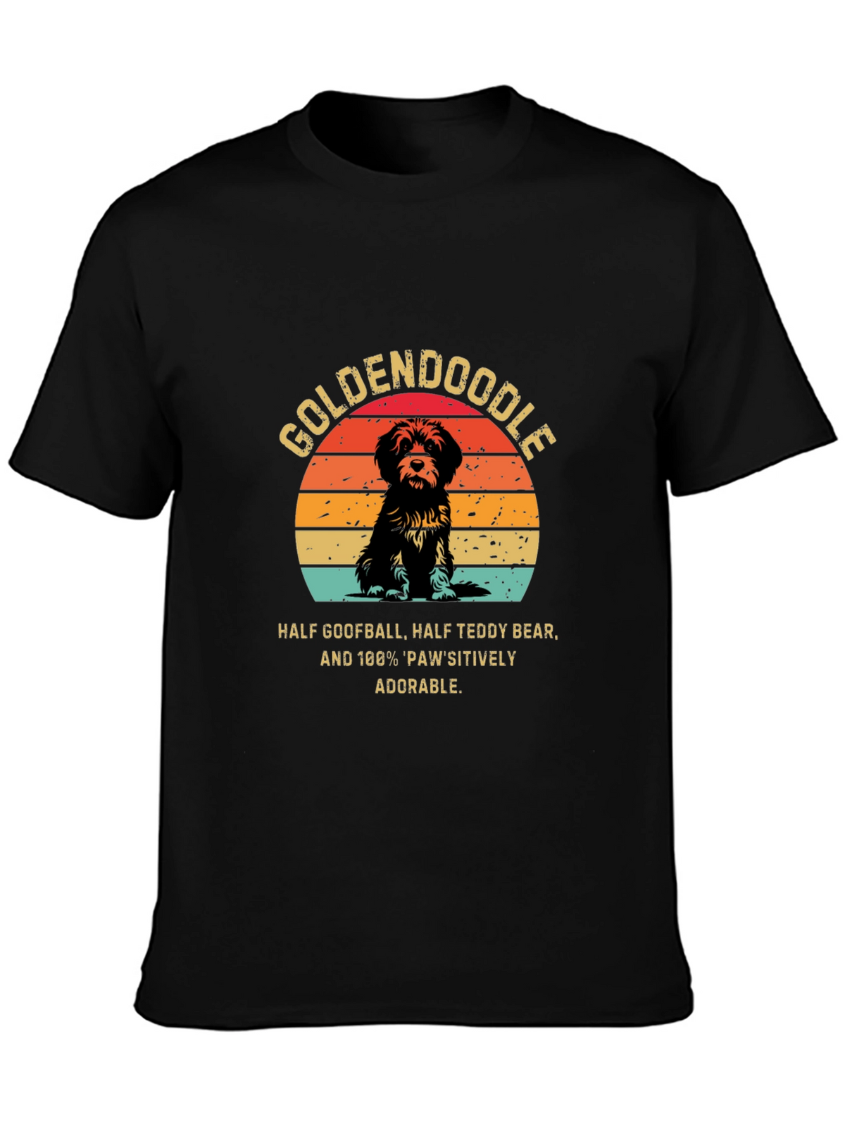 Goldendoodle T-Shirt: Goofball Teddy Bear Adorable Dog Tee