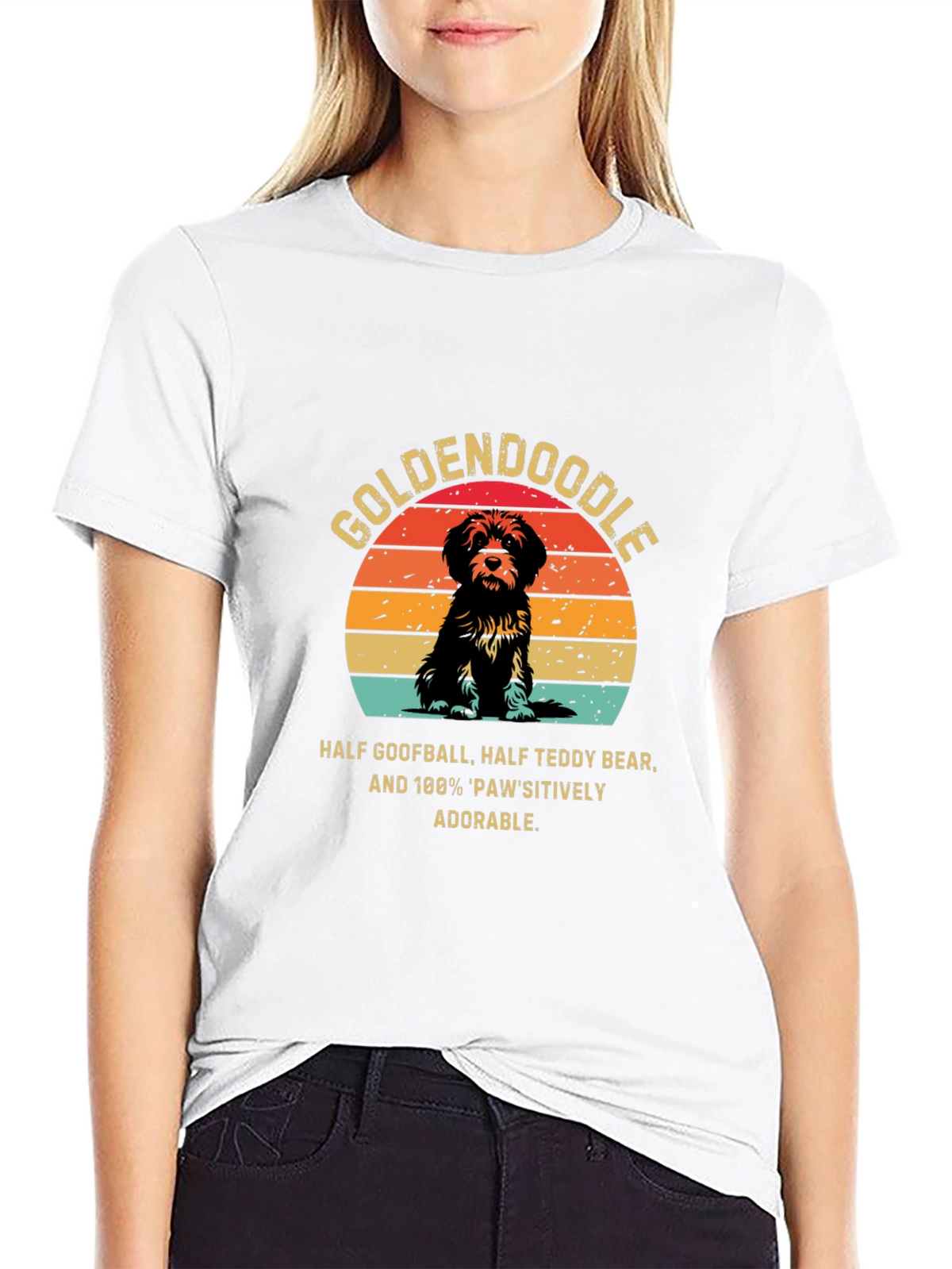 Goldendoodle T-Shirt: Goofball Teddy Bear Adorable Dog Tee