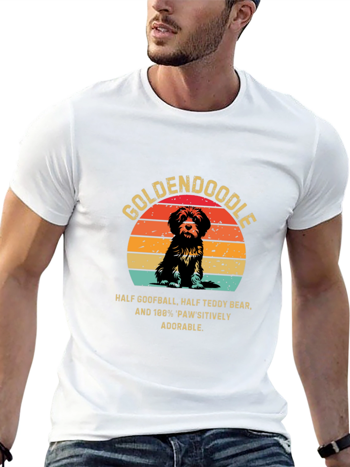 Goldendoodle T-Shirt: Goofball Teddy Bear Adorable Dog Tee