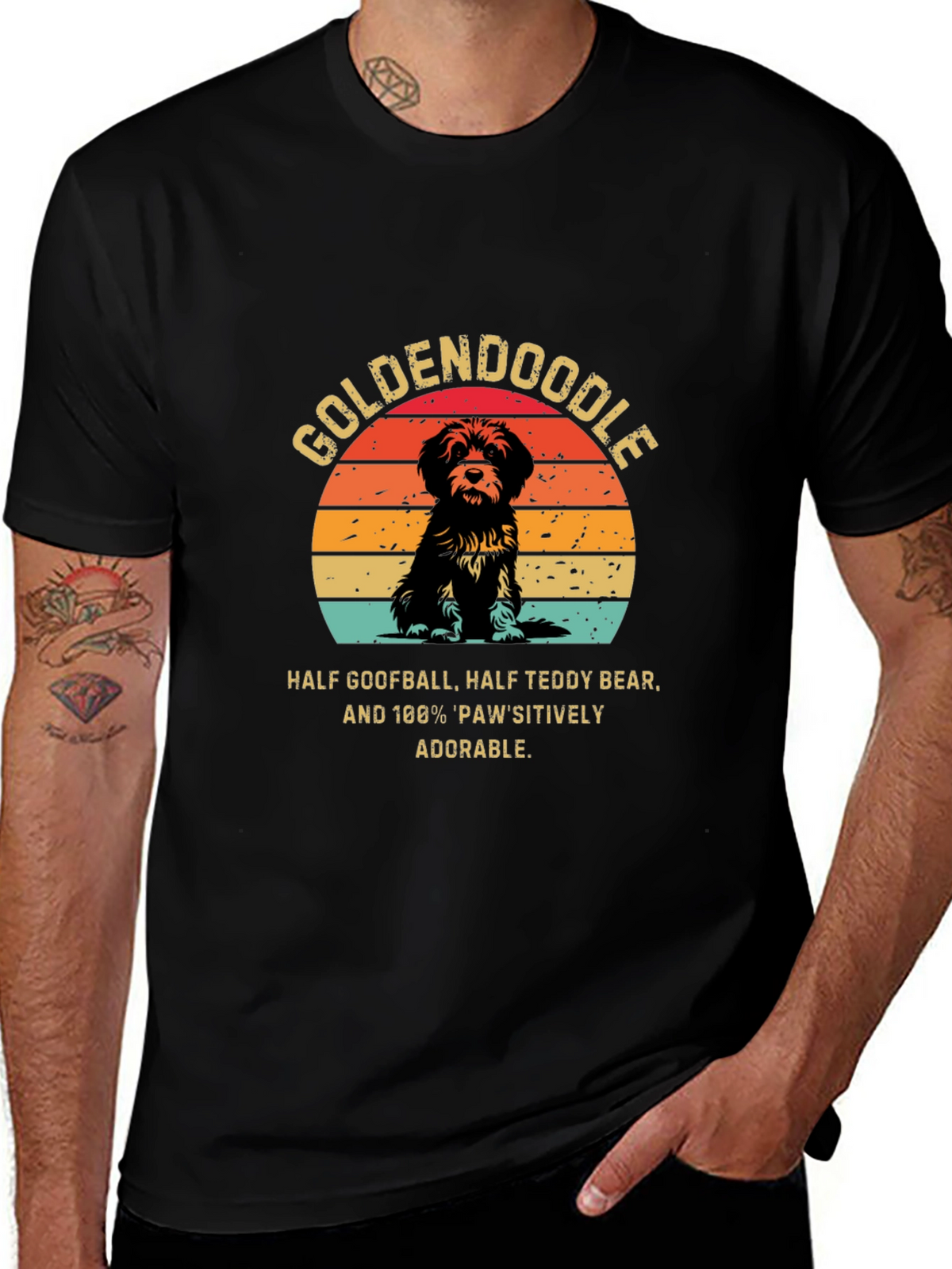 Goldendoodle T-Shirt: Goofball Teddy Bear Adorable Dog Tee