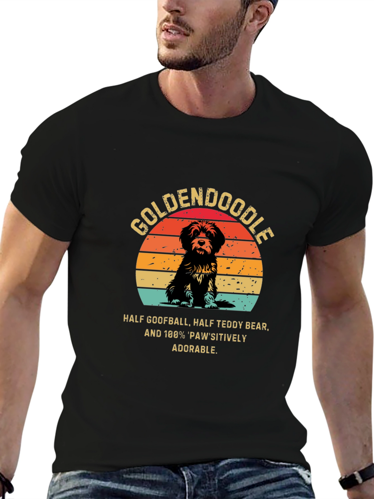 Goldendoodle T-Shirt: Goofball Teddy Bear Adorable Dog Tee