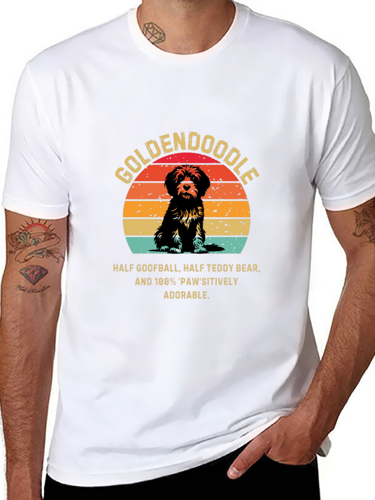 Goldendoodle T-Shirt: Goofball Teddy Bear Adorable Dog Tee