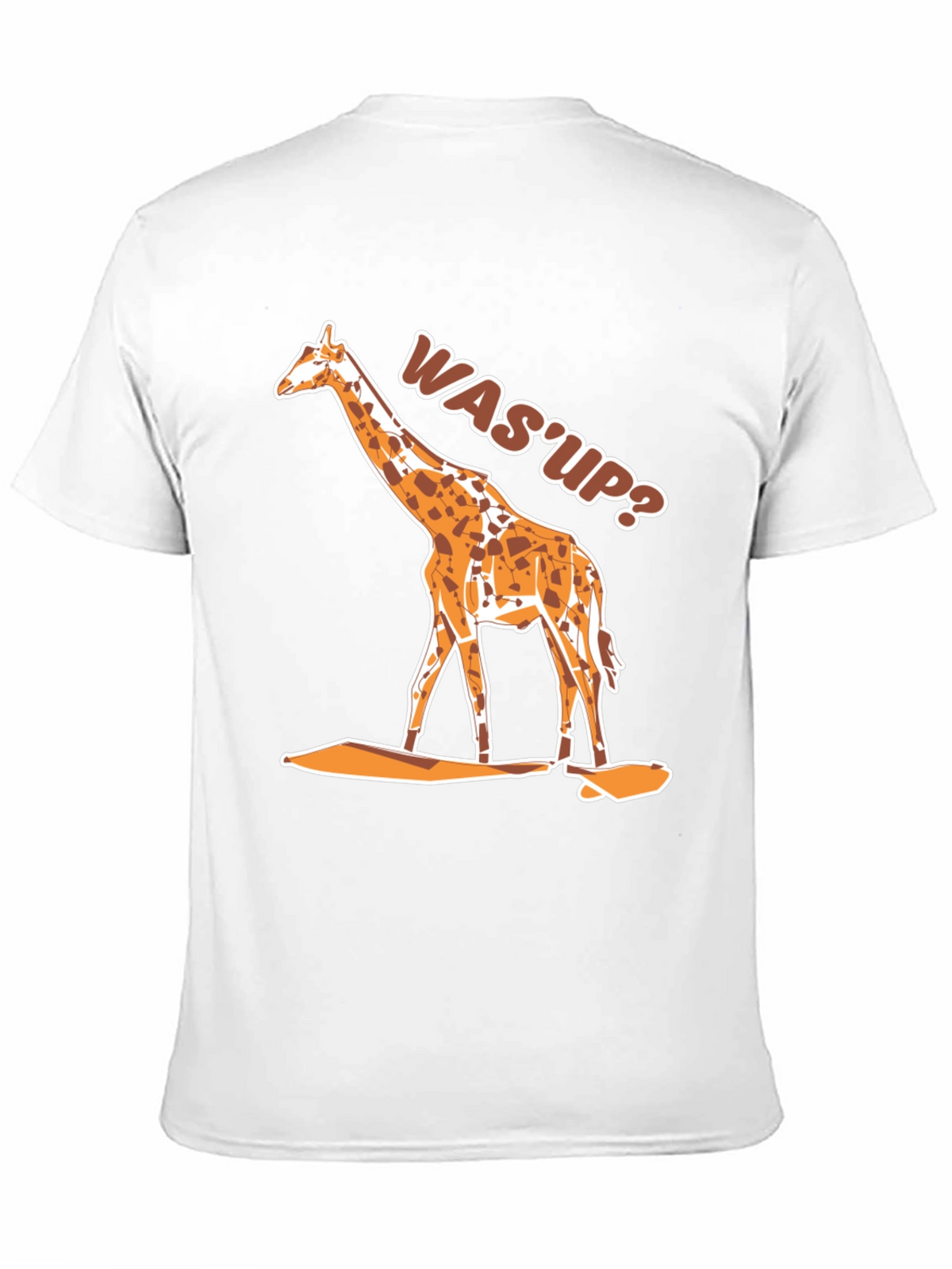 Giraffe WasUp Graphic Tee - Black T-Shirt