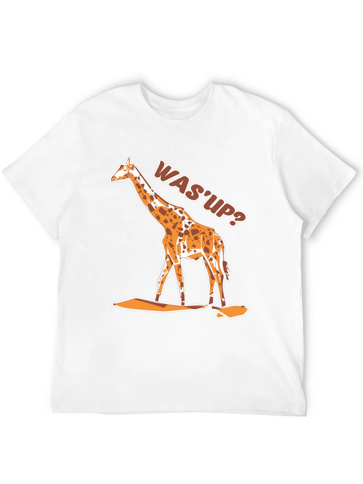 Giraffe WasUp Graphic Tee - Black T-Shirt