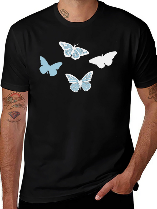 Butterfly Graphic Print T-Shirt