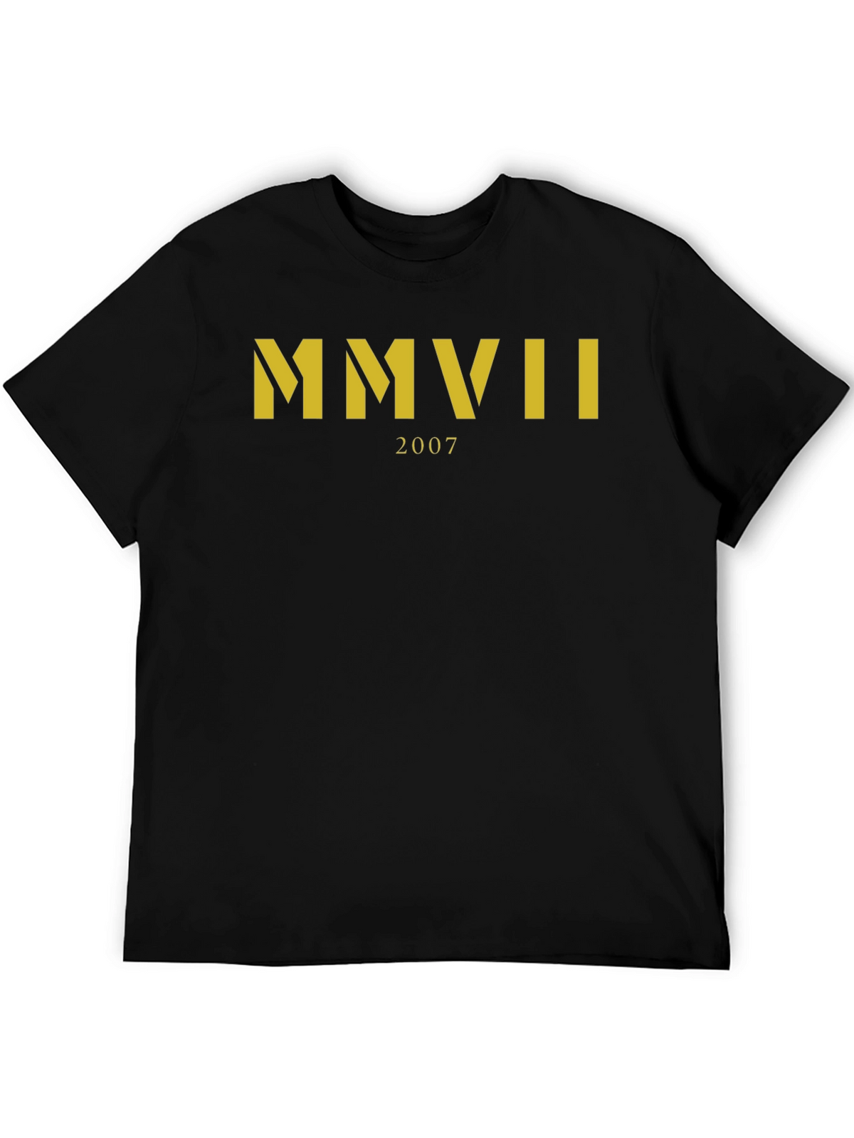 MMVII 2007 T-Shirt - Classic Roman Numeral Design