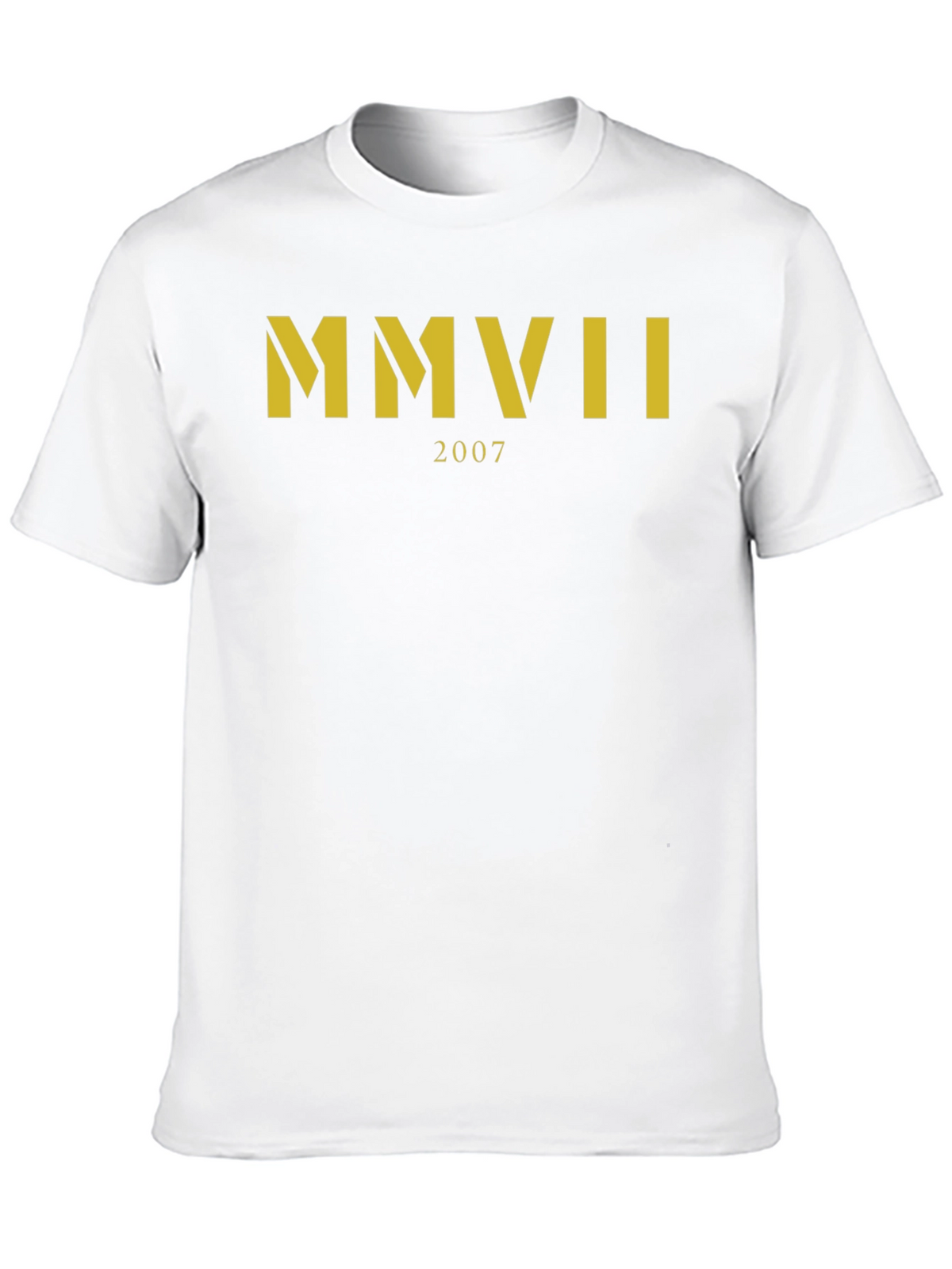 MMVII 2007 T-Shirt - Classic Roman Numeral Design