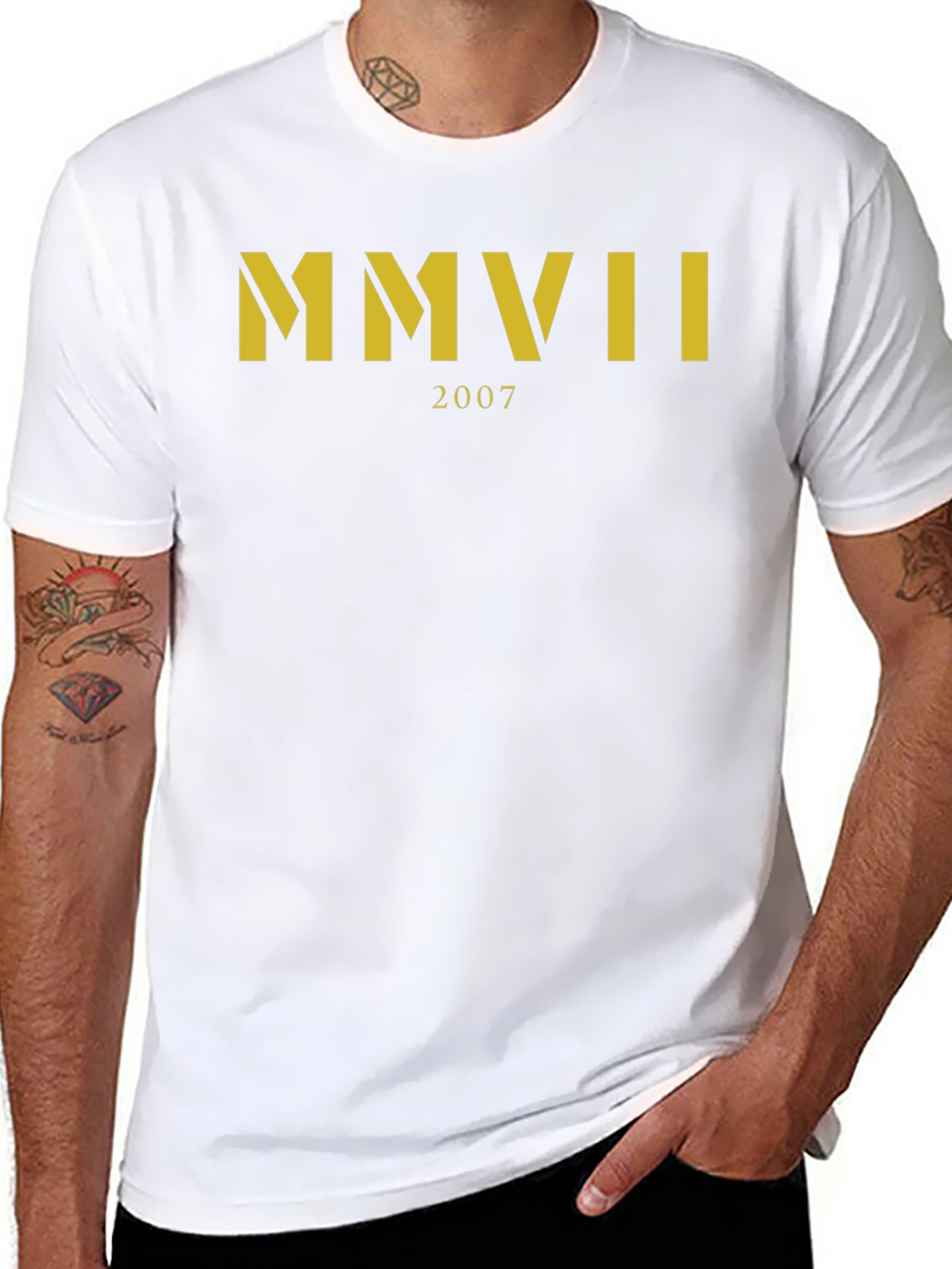MMVII 2007 T-Shirt - Classic Roman Numeral Design