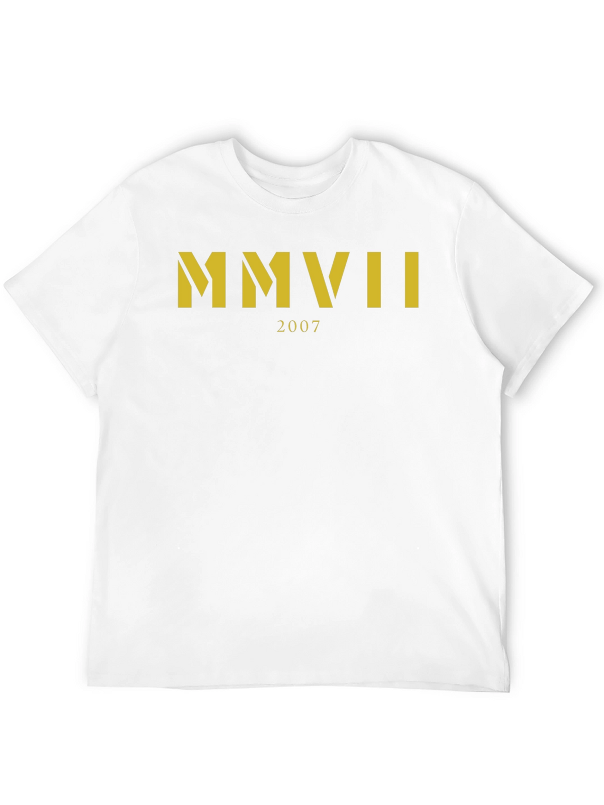 MMVII 2007 T-Shirt - Classic Roman Numeral Design