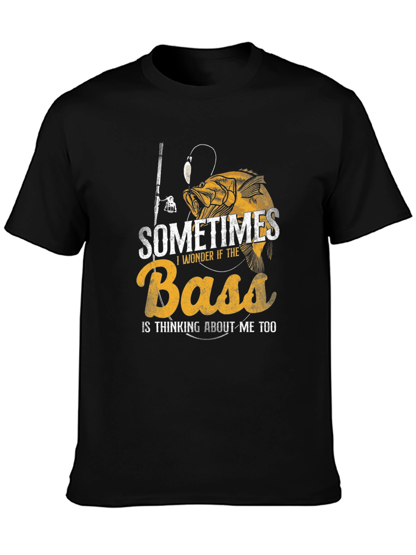 Bass Fishing T-Shirt - Funny Fisherman Tee