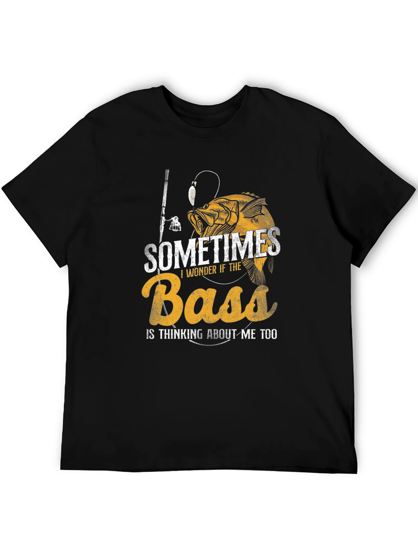Bass Fishing T-Shirt - Funny Fisherman Tee