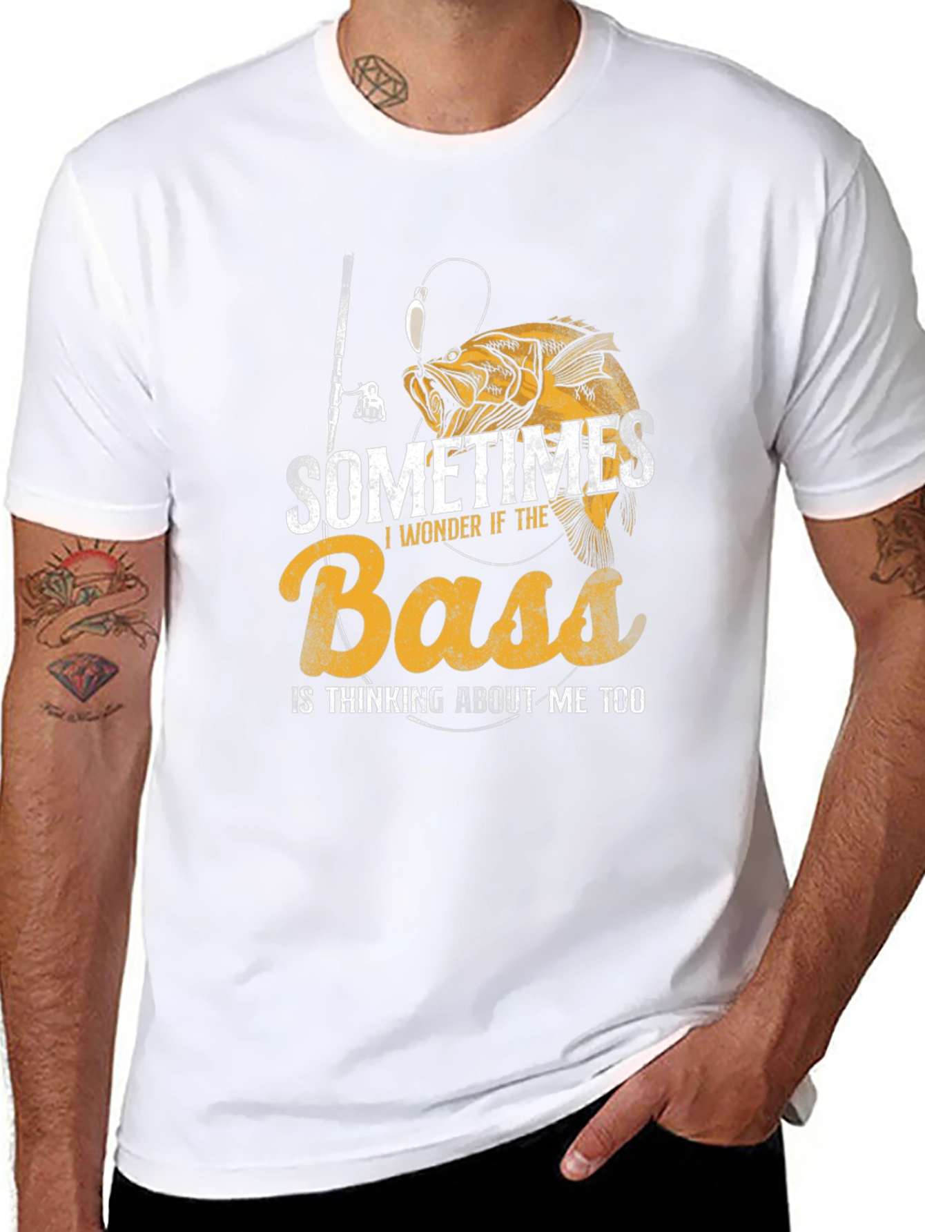 Bass Fishing T-Shirt - Funny Fisherman Tee