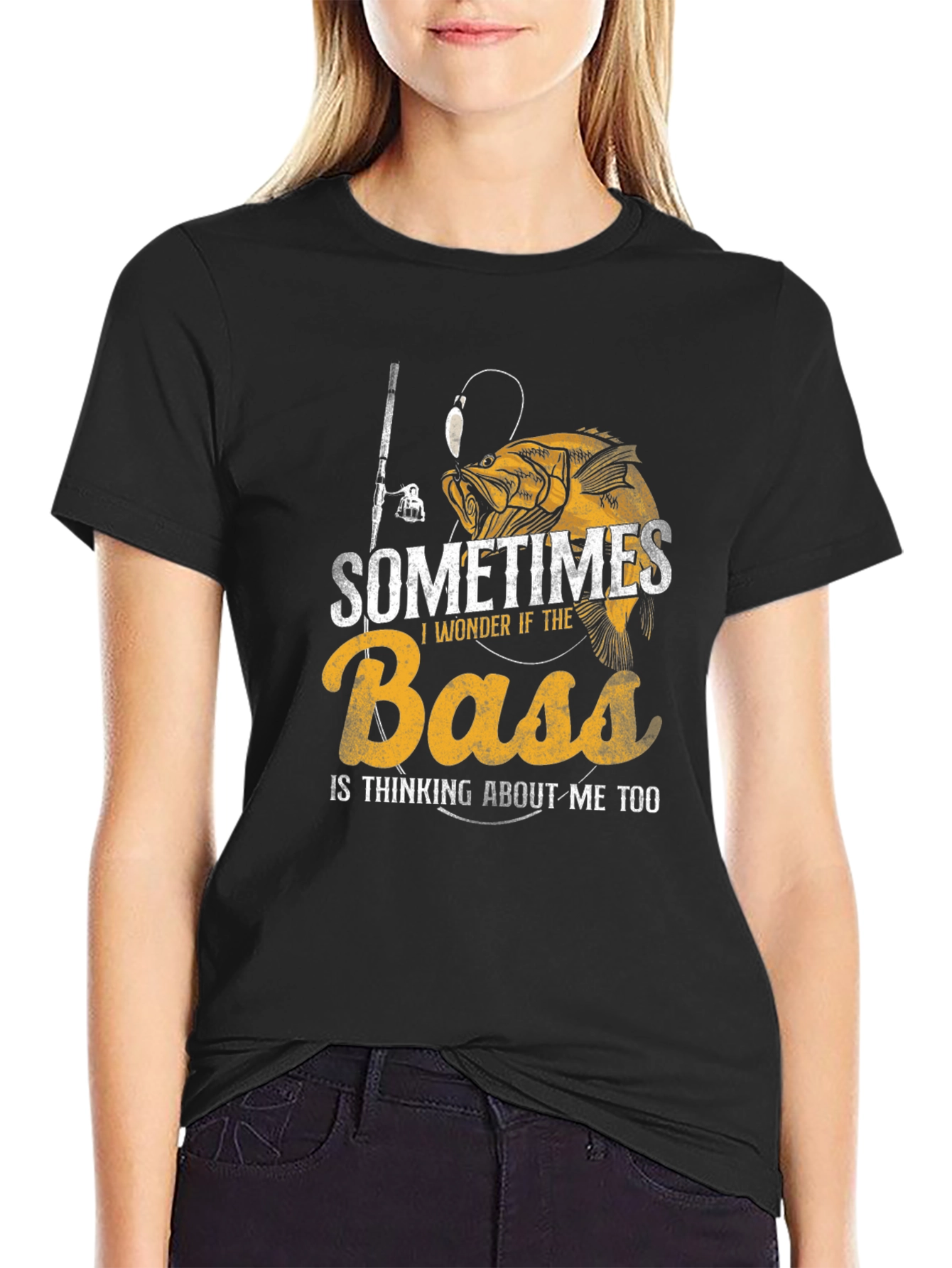 Bass Fishing T-Shirt - Funny Fisherman Tee
